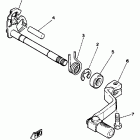 YZ 80 Вал переключения