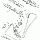 VMX 1200 Camshaft chain (non-california model)
