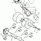 VMX 1200 Коленчатый вал и Поршень