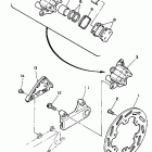 YZ 250 Задний суппорт тормозной