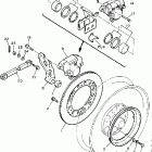 VMX12W/VMX12WC Задний суппорт тормозной