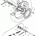 YZ 250 Заднее колесо