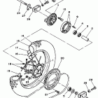 YZ 80 Заднее колесо