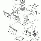 YZ 80 Топливный бак