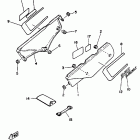 XT 350 Side cover (california model only)