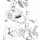 XT 600 Топливный бак  (только шт. Калифорния)