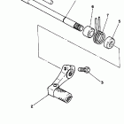 YZ 490 Вал переключения