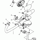 XV 250 Exhaust (non-california model)