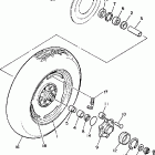 VMX12W/VMX12WC Заднее колесо