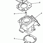 YZ 80 Цилиндр и головка цилиндра