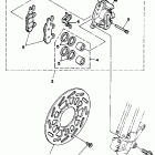 YZ 250 Передний тормозной суппорт
