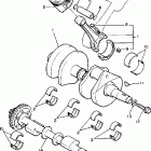 VMX12W/VMX12WC Коленчатый вал и Поршень
