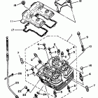 XT 350 Головка цилиндра