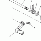 YZ490W Вал переключения