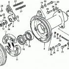 ATC185 185 / 200  rear brake drum