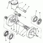 YZ 250 Коленчатый вал и Поршень