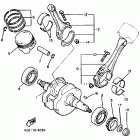 XV 1100 Коленчатый вал и Поршень