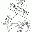 XVZ 1300 Задний суппорт тормозной