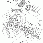 XT 350 Заднее колесо