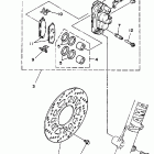 YZ490U Передний тормозной суппорт