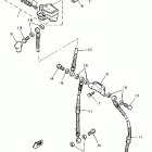 YX 600 Главный тормозной цилиндр,передний