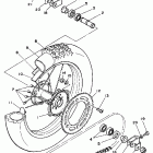 YZ 125 Заднее колесо