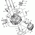 TW 200 Головка цилиндра