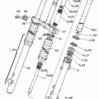 XT 350 Передняя вилка