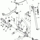 YZ 80 Подножки
