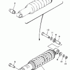 XT 350 Амортизаторы задние