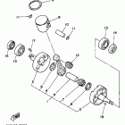 YZ 125 Коленчатый вал и Поршень