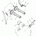 XT 350 Цепь механизма газораспределения