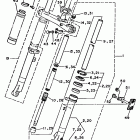 TW 200 Передняя вилка