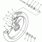 YZ125T Переднее колесо