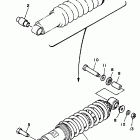 XT 350 Амортизаторы задние