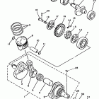 TW 200 Коленчатый вал и Поршень