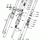 XT 350 Передняя вилка