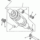 TW 200 Амортизаторы задние