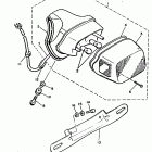 XV 535 Фонарь задний