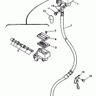XT 350 Главный тормозной цилиндр,передний