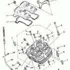 XT 350 Головка цилиндра