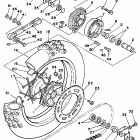 YZ250T Заднее колесо