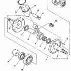 YSR 50 Коленчатый вал и Поршень