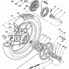 XT 350 Заднее колесо