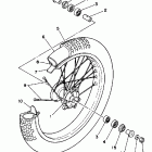 YZ 80 Переднее колесо