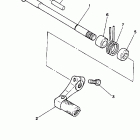 YZ250T Вал переключения