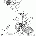 XV 535 Выхлопная система