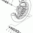 FJ1200 Переднее колесо