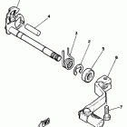 YZ 80 Вал переключения
