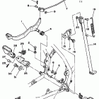 YZ 80 Подножки